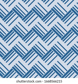 abstract monochromatic design seamless patterns. A seamless vector background. blue ornament. Graphic modern pattern. Simple graphic design.