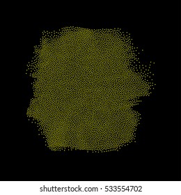 Abstract monochromatic grunge dotted background, design element.