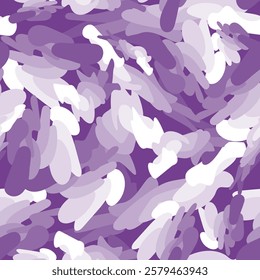 Abstract Monochromatic Purple Violet and Lavender Lilac and Plum Orchid creating a seamless pattern print background