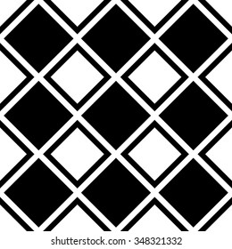 Abstract, monochromatic seamlessly repeatable pattern / background. Vector art.