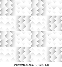 Abstract, monochromatic seamlessly repeatable pattern / background. Vector art.