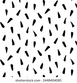 Abstract monochromatic vector pattern with irregular triangle brushstrokes randomly placed, ideal for like wrapping paper, banners, flyers, cards, posters, wedding invitations, textiles, prints.