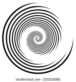 Resumen de fondo monocromo, elemento decorativo, objeto de ilusión óptica.