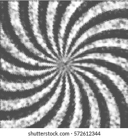 Abstract monochrome background with halftone effect