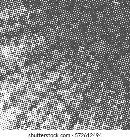 Abstract monochrome background with halftone effect