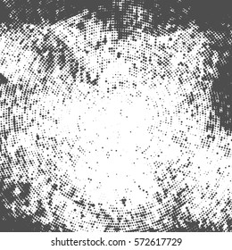 Abstract monochrome background with halftone effect