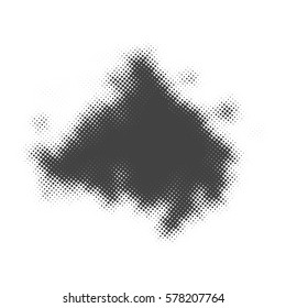 Abstract monochrome background with halftone effect