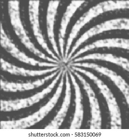 Abstract monochrome background with halftone effect