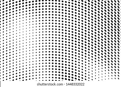 Abstract monochrome background halftone texture