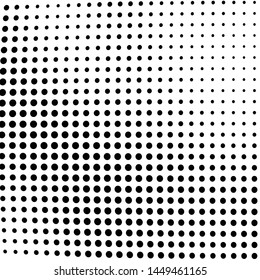 Abstract monochrome background halftone texture