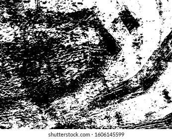Abstract monochrome background of ink spots. Grunge texture black and white