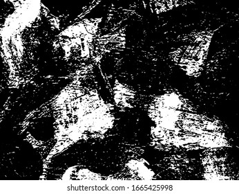Fondo monocromo abstracto de las manchas de tinta. Textura gruesa en blanco y negro