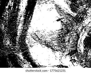 Abstract monochrome background of ink spots. Grunge texture black and white