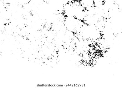 Abstract monochrome background pattern of cracks, chips, scratches, stains, scuffs. Vintage old surface