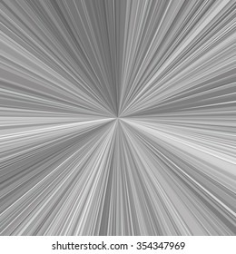 Abstract monochrome background of radial rays. Vector illustration.