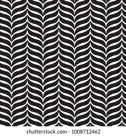 Abstract Monochrome Background Seamless Pattern. Vector Illustration. EPS10