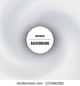 Abstract monochrome background with swirl effect and circle in center. Vector illustration.
