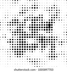 Abstract monochrome background. Vector black and white pattern