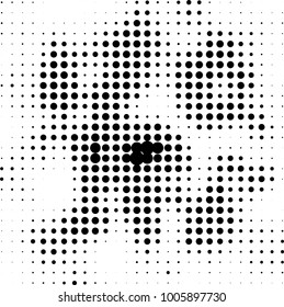 Abstract monochrome background. Vector black and white pattern