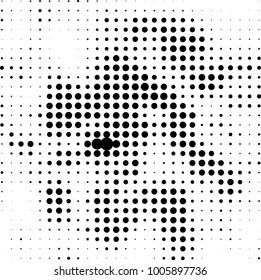 Abstract monochrome background. Vector black and white pattern