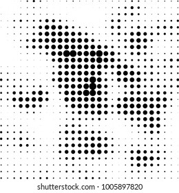 Abstract monochrome background. Vector black and white pattern