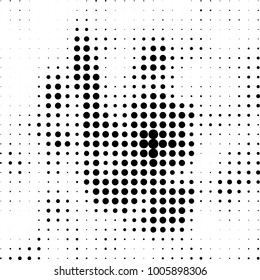 Abstract monochrome background. Vector black and white pattern
