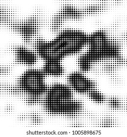 Abstract monochrome background. Vector black and white pattern