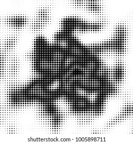 Abstract monochrome background. Vector black and white pattern