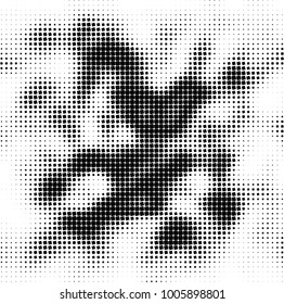 Abstract monochrome background. Vector black and white pattern