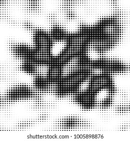 Abstract monochrome background. Vector black and white pattern