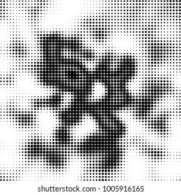Abstract monochrome background. Vector black and white pattern