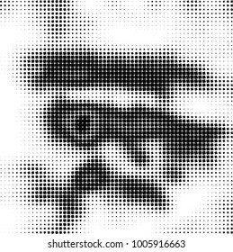Abstract monochrome background. Vector black and white pattern