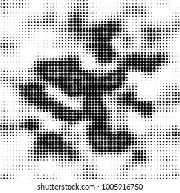 Abstract monochrome background. Vector black and white pattern