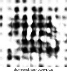 Abstract monochrome background. Vector black and white pattern