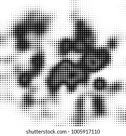 Abstract monochrome background. Vector black and white pattern
