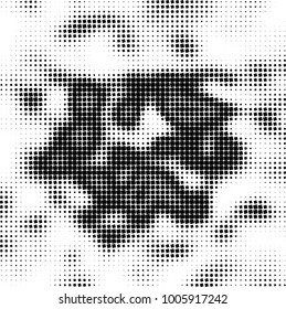 Abstract monochrome background. Vector black and white pattern