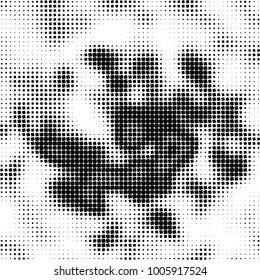 Abstract monochrome background. Vector black and white pattern