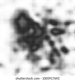 Abstract monochrome background. Vector black and white pattern