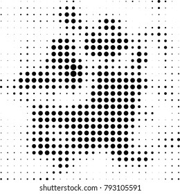 Abstract monochrome background. Vector black and white pattern