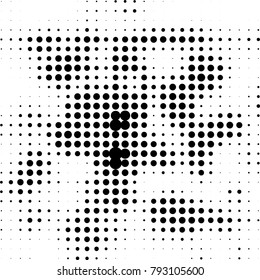Abstract monochrome background. Vector black and white pattern