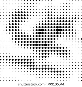 Abstract monochrome background. Vector black and white pattern