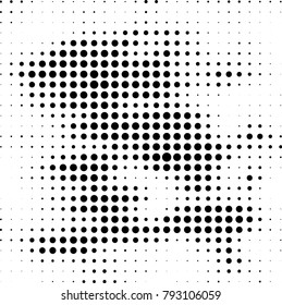 Abstract monochrome background. Vector black and white pattern