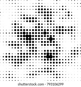Abstract monochrome background. Vector black and white pattern