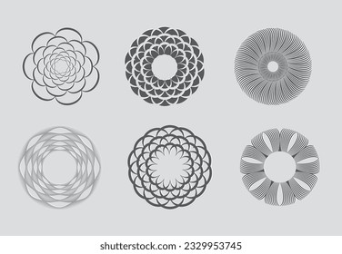 Resumen de fondo monocromo. Ilustración vectorial-art. Sin degradado, elemento de diseño de moda para el marco, logotipo redondo, signo, símbolo, web, impresiones, carteles, plantilla, patrón
