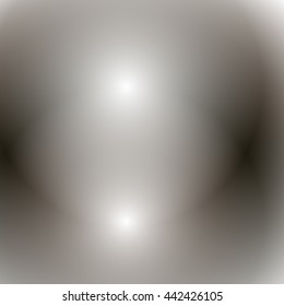 Abstract monochrome background. The volume, the emptiness and glow.
