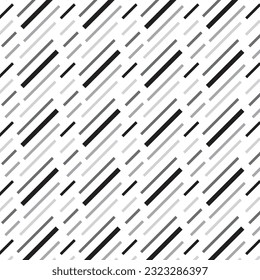 abstract monochrome black gray diagonal repeatable seamless line pattern.