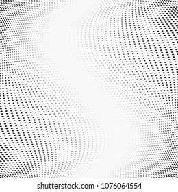 Abstract monochrome black and white halftone pattern. Vector illustration with dots. Modern dotted background.Template for web sites, sticker labels,posters, banners, corporate identity, cover design