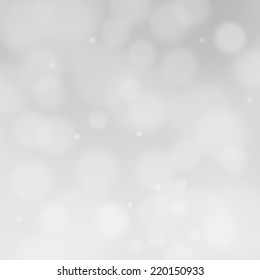 Abstract monochrome bokeh bubbles background