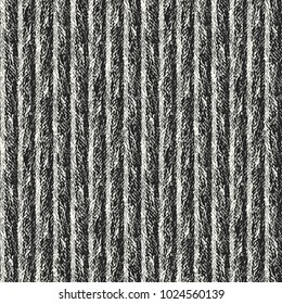 Abstract Monochrome Broken Subtle Striped Textured Background. Seamless Pattern.