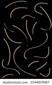 Patrón de pincel monocromo Abstractas. Textura grunge. Antecedentes. Dorado y negro. Vector EPS.